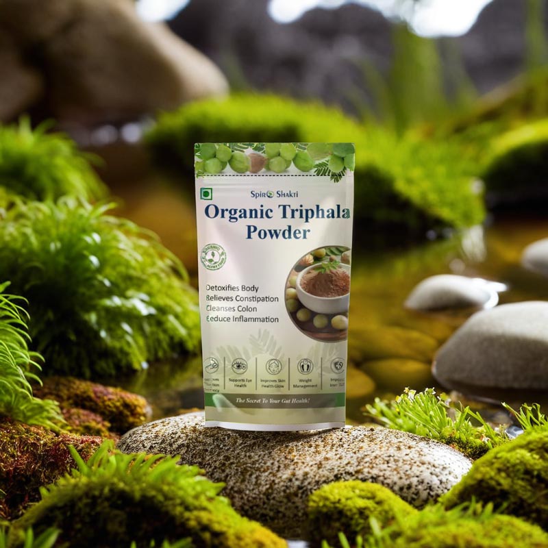 SpiroShakti Organic Triphala Powder - Herbal Supplement to Support Digestive Health