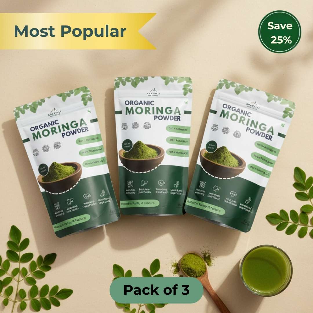 Moringa Powder | Plant-Based Superfood for Energy & Wellness | Pure & Organic