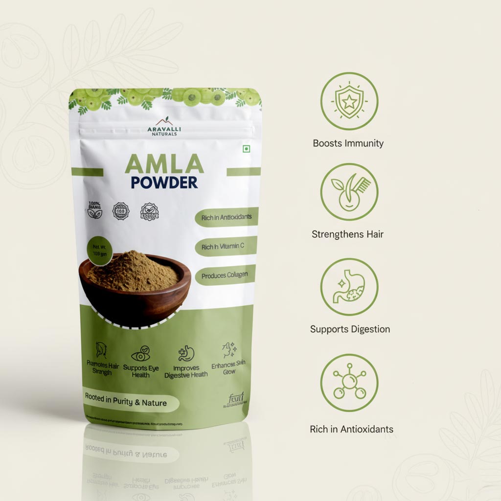Amla Powder | Natural Vitamin C Superfood for Immunity & Hair Health