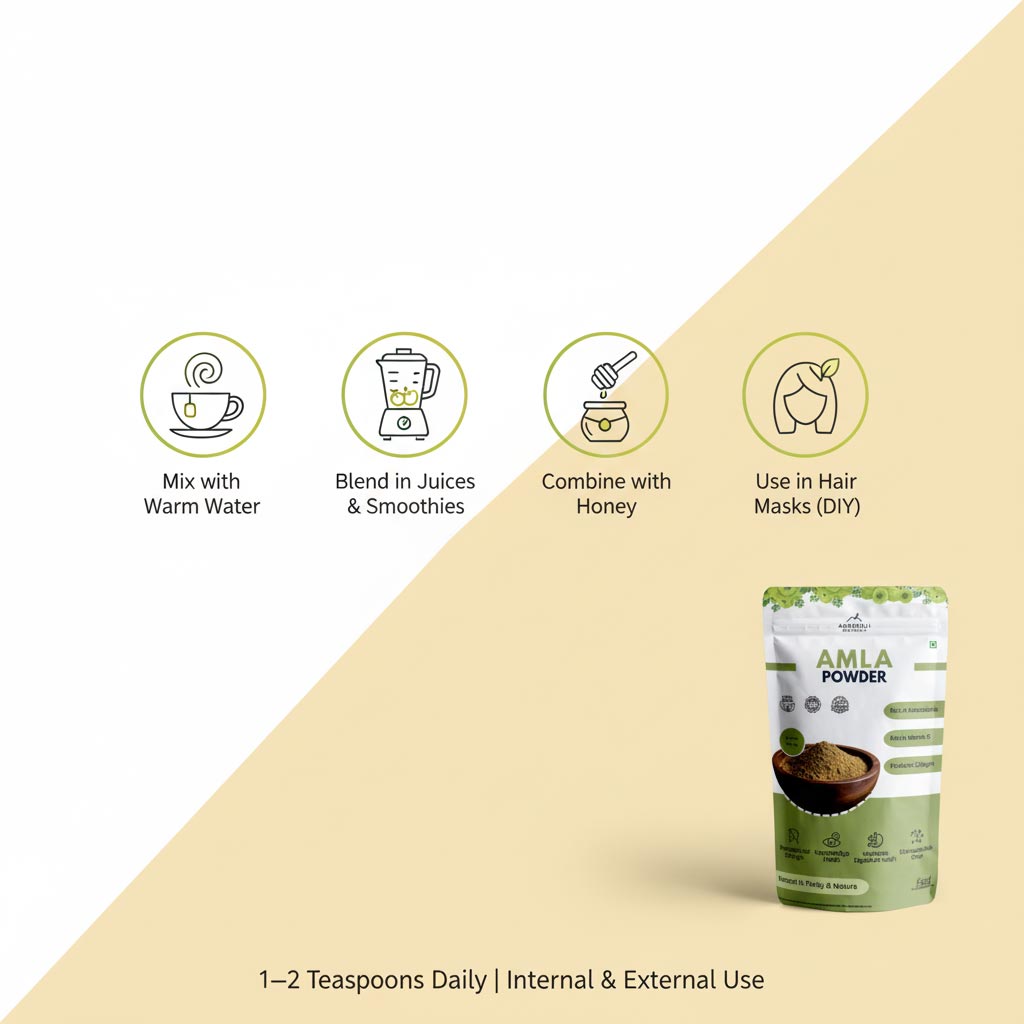 Amla Powder | Natural Vitamin C Superfood for Immunity & Hair Health