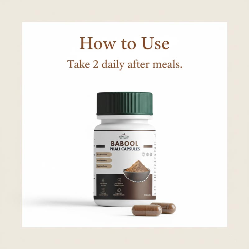 Bone & Joint Duo: Babool Phali Capsules + Powder