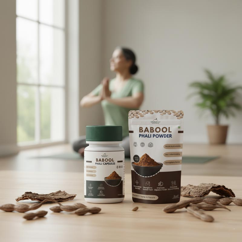 Bone & Joint Duo: Babool Phali Capsules + Powder