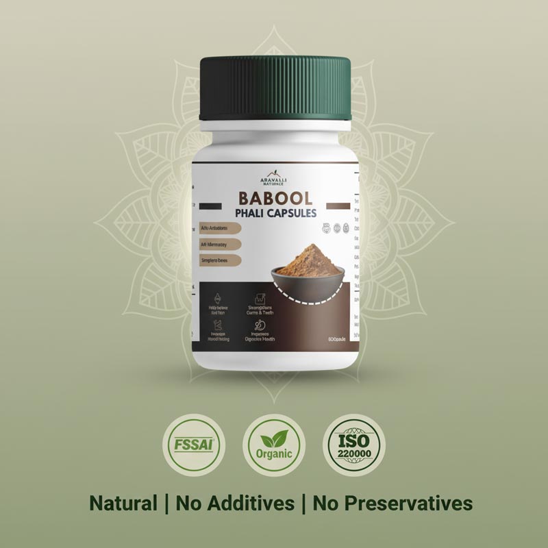 Babool Phali Capsules | Natural Joint & Bone Support | 100% Plant-Based