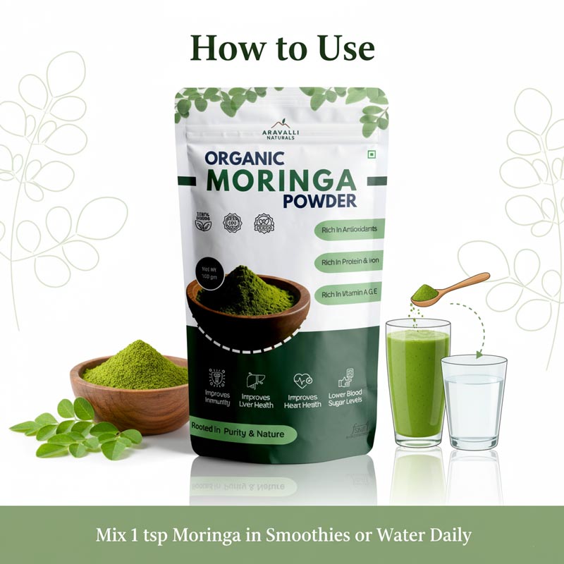 Detox & Digestion Combo: Triphala Powder + Moringa Powder