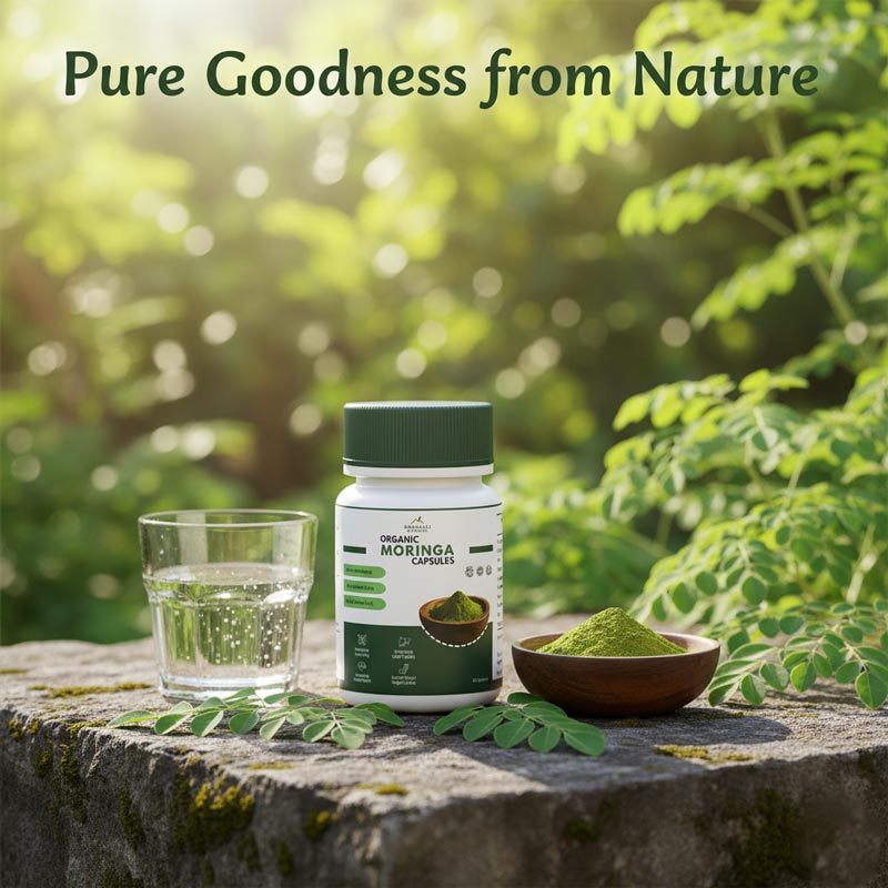 Moringa Capsules | Natural Superfood for Energy, Immunity & Heart Health