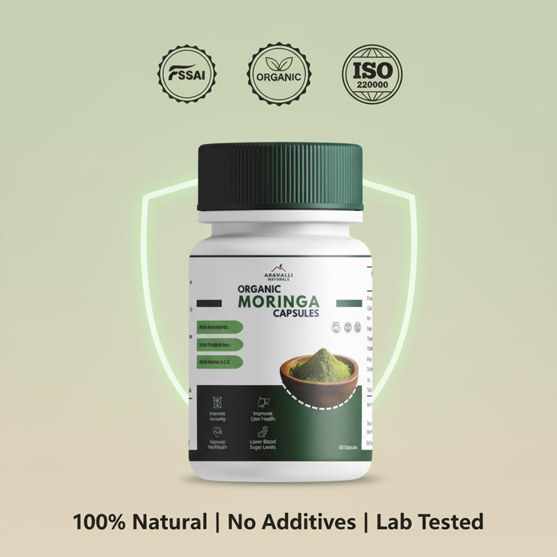 Moringa Capsules | Natural Superfood for Energy, Immunity & Heart Health