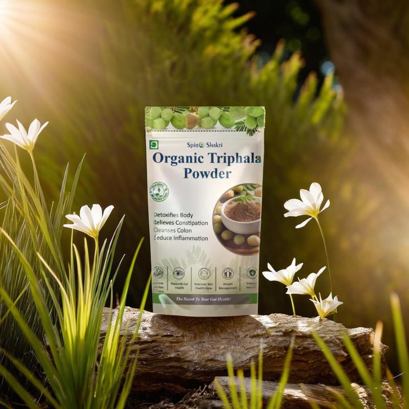 SpiroShakti Organic Triphala Powder - Herbal Supplement to Support Digestive Health