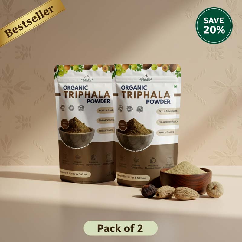 Triphala Powder | Plant-Based Digestive Wellness & Detox | 100% Pure & Organic